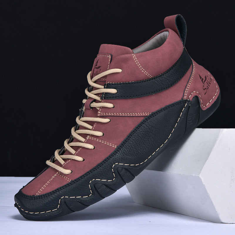 Women's Premium Nubuck Leather Walking Shoes Corvine