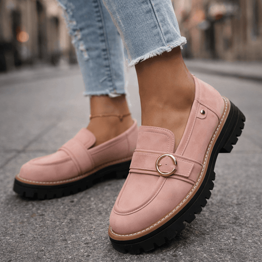 Women's Premium Suede Chunky Loafers Corvine