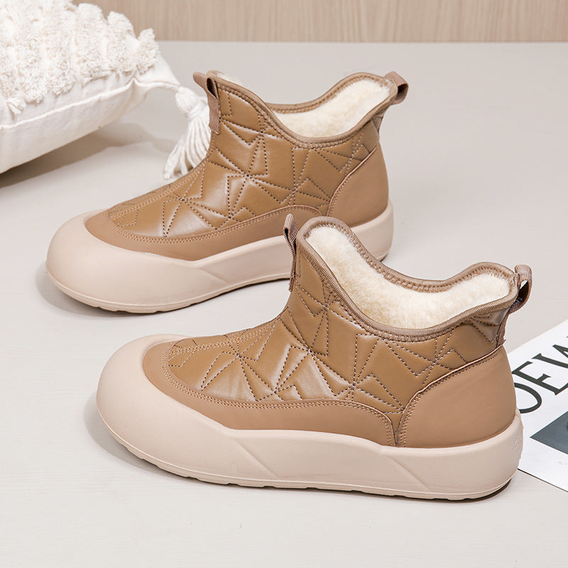 Women's Quilted Plush Lined Slip-On Boots Corvine
