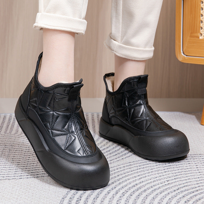 Women's Quilted Plush Lined Slip-On Boots Corvine