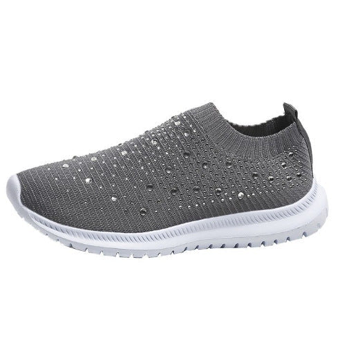 Women's Rhinestone Slip-On Trainers Corvine