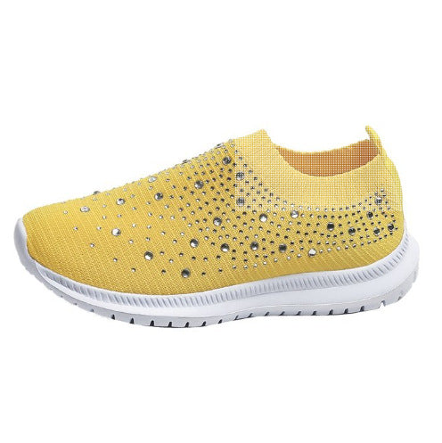 Women's Rhinestone Slip-On Trainers Corvine