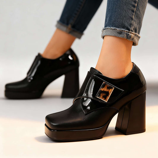 Women's Smooth Block Heel Sandals Corvine