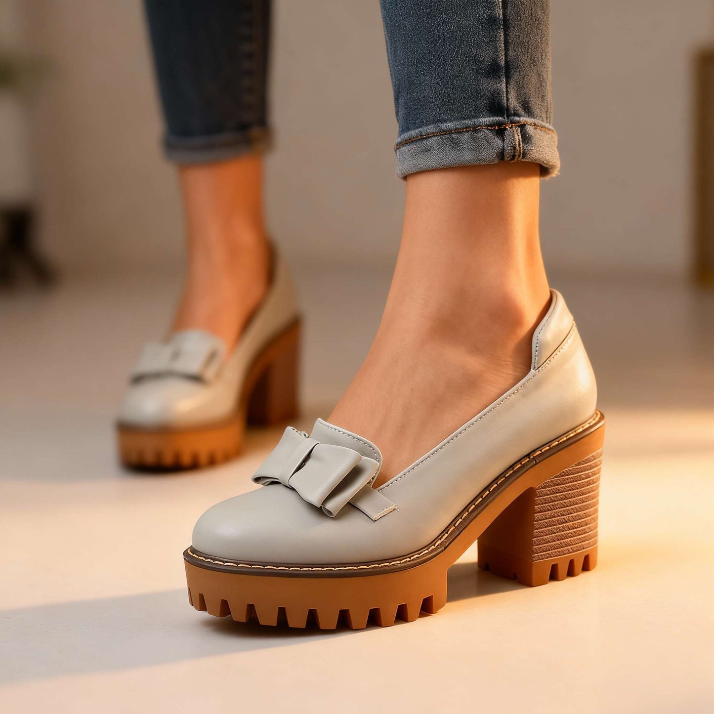 Women's Soft Fabric Slip-On Loafers Corvine