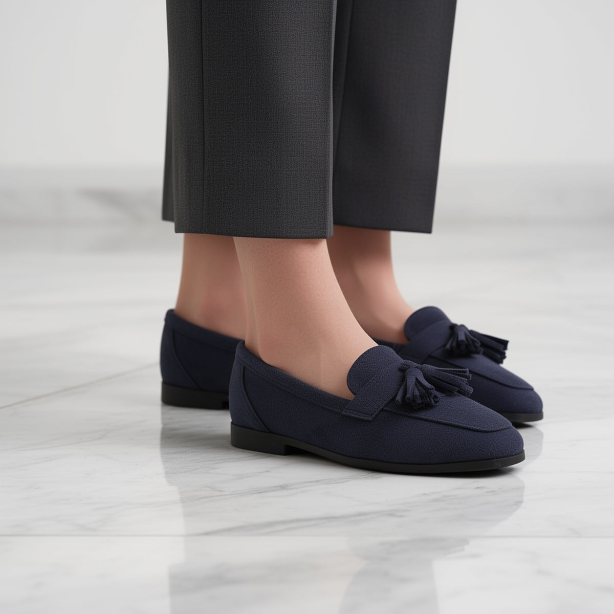 Women's Soft Finish Tassel Loafers Corvine