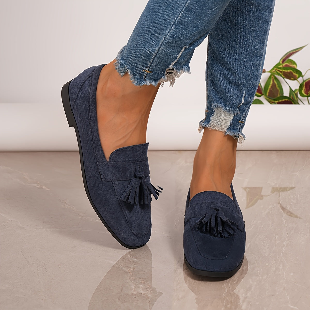 Women's Soft Finish Tassel Loafers Corvine