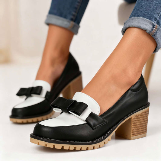 Women's Soft Slip-On Loafers with Bow Detail Corvine