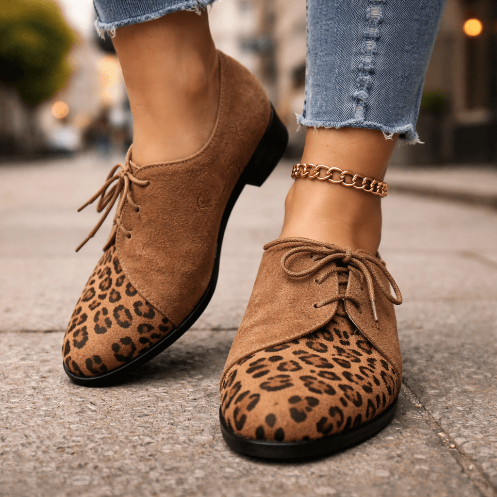 Women's Soft Suede Heels | Elegant Lace-Up Block Shoes | Comfortable Black Heels