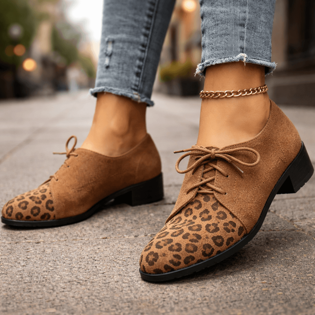 Women's Soft Suede Heels | Elegant Lace-Up Block Shoes | Comfortable Black Heels