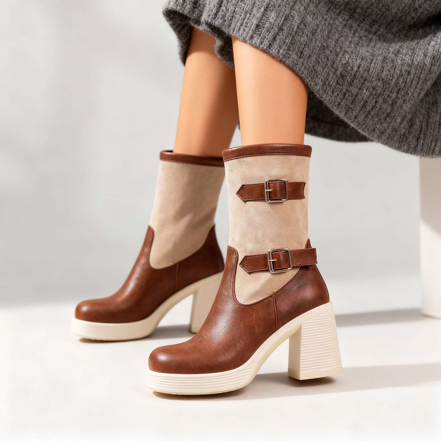 Women's Soft Suede Knee High Boots Corvine