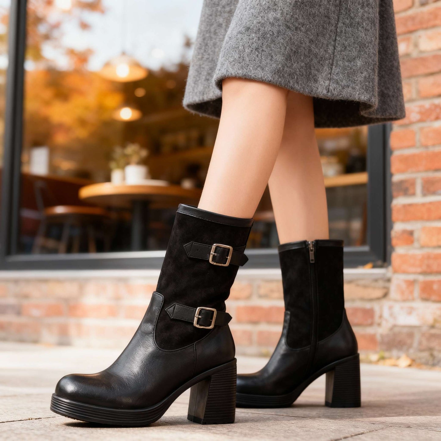 Women's Soft Suede Knee High Boots Corvine