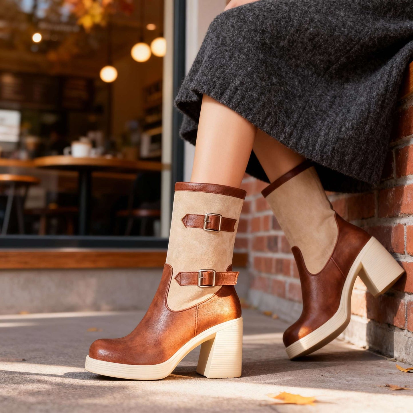 Women's Soft Suede Knee High Boots Corvine