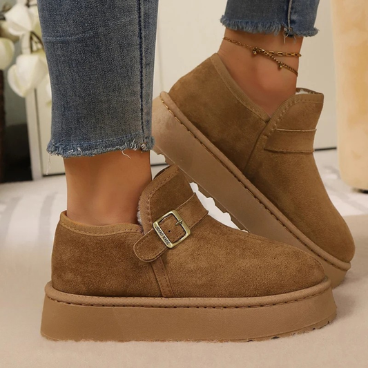Women's Soft Suede Platform Winter Boots Corvine