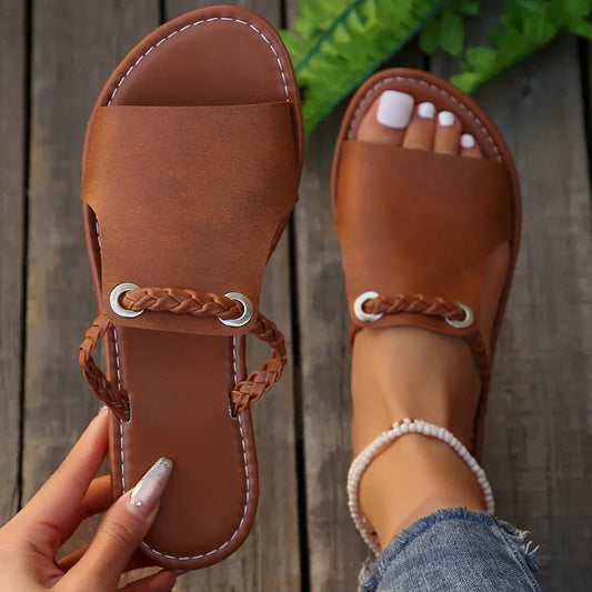 Women's Soft Synthetic Flat Sandals Corvine