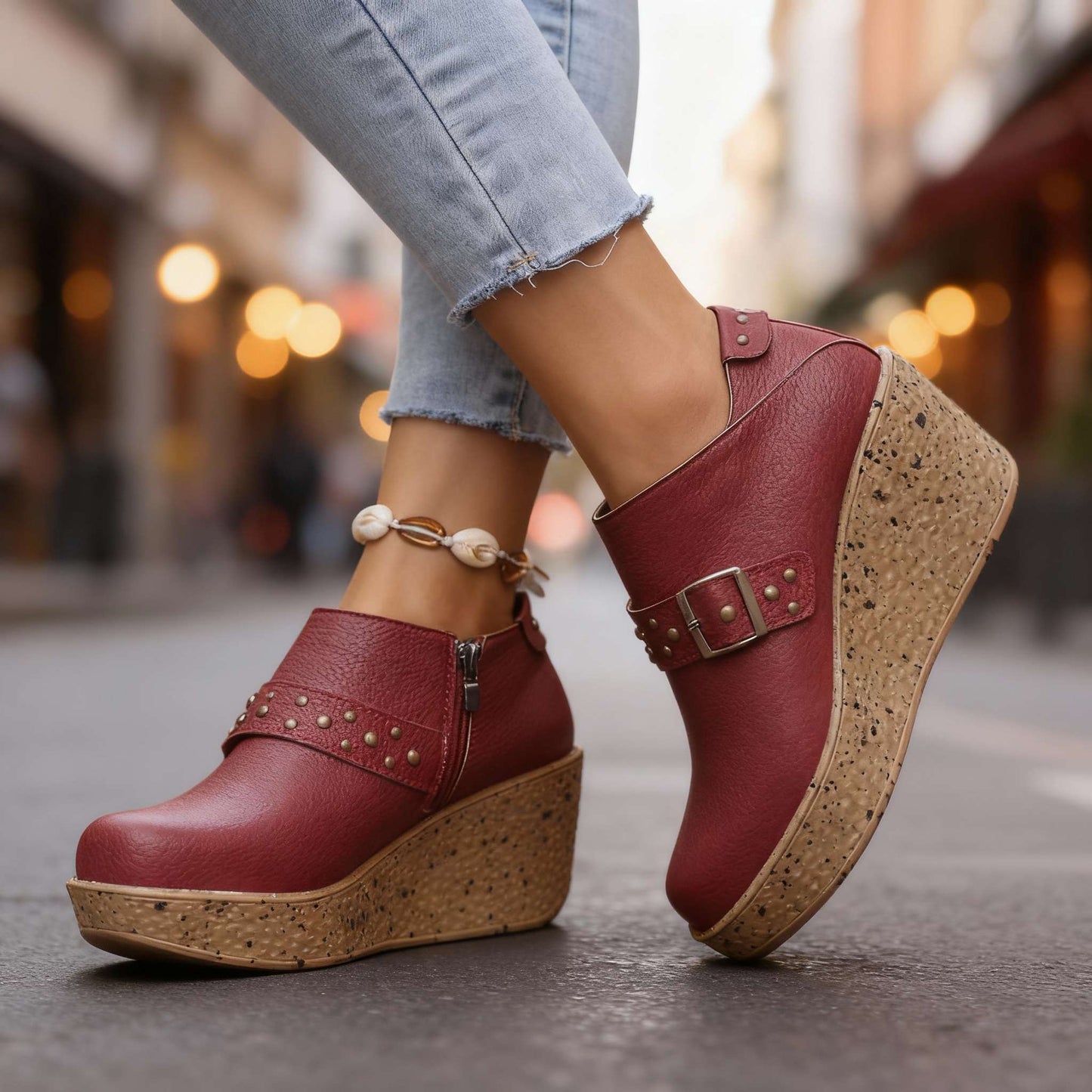 Women's Soft Synthetic Slip On Walking Shoes Corvine
