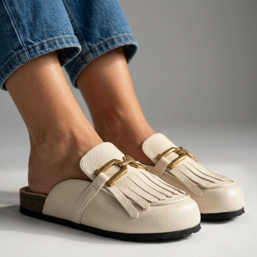Women's Soft Textured Black Loafers Corvine