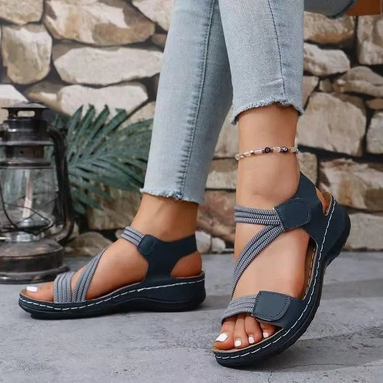 Women's Soft Wraparound Platform Sandals Corvine