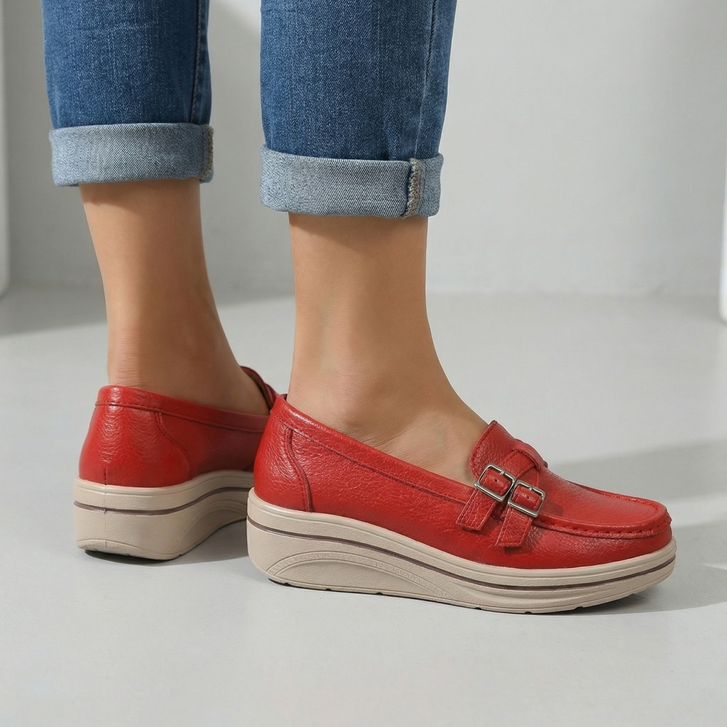 Women's Softly Textured Slip-On Loafers Corvine