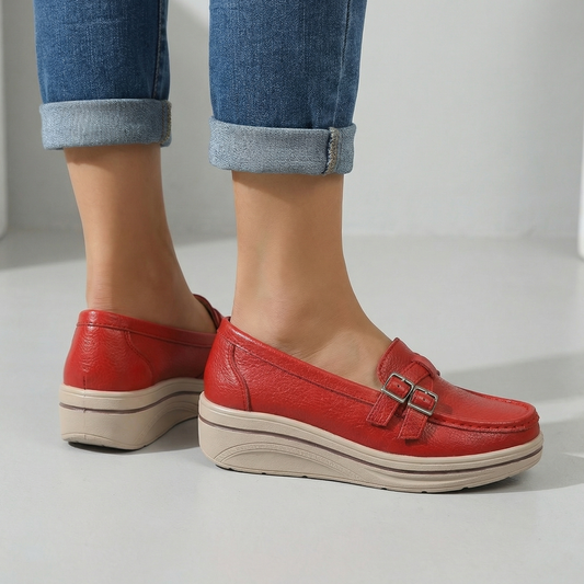 Women's Softly Textured Slip-On Loafers Corvine