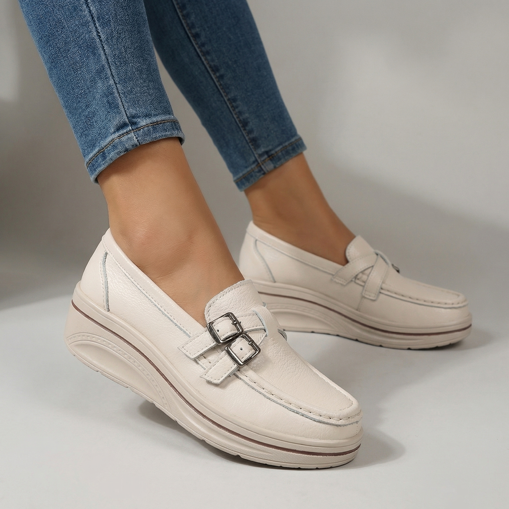 Women's Softly Textured Slip-On Loafers Corvine