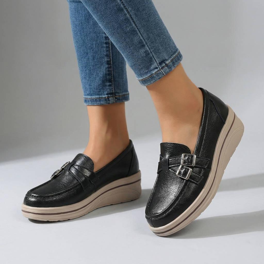 Women's Softly Textured Slip-On Loafers Corvine
