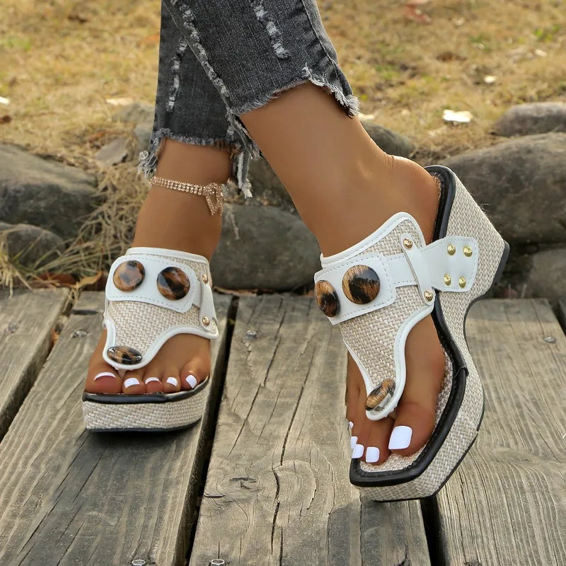 Women's Structured Resin Slide Sandals Corvine