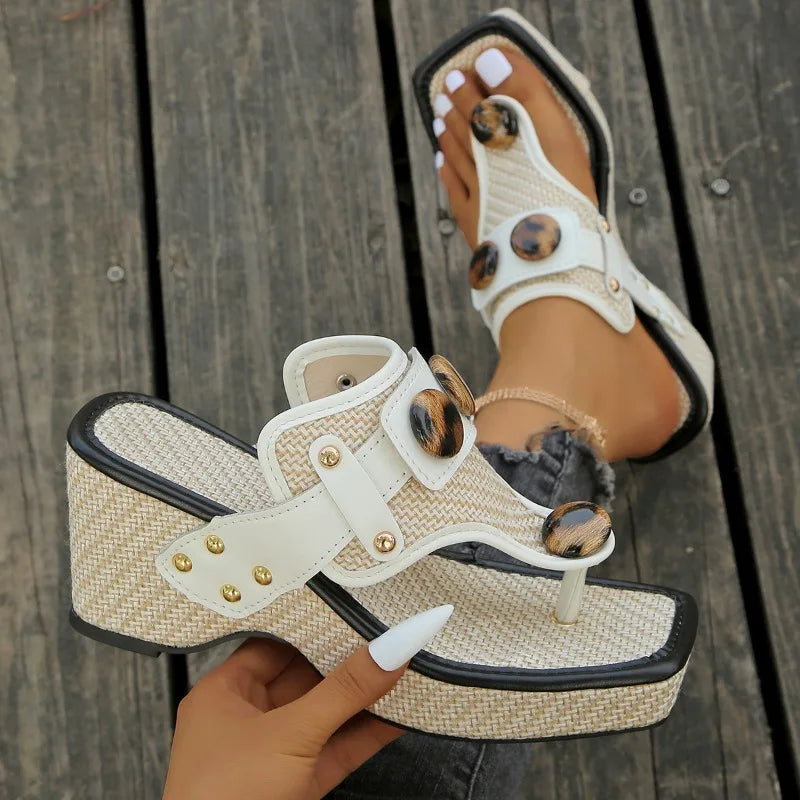 Women's Structured Resin Slide Sandals Corvine