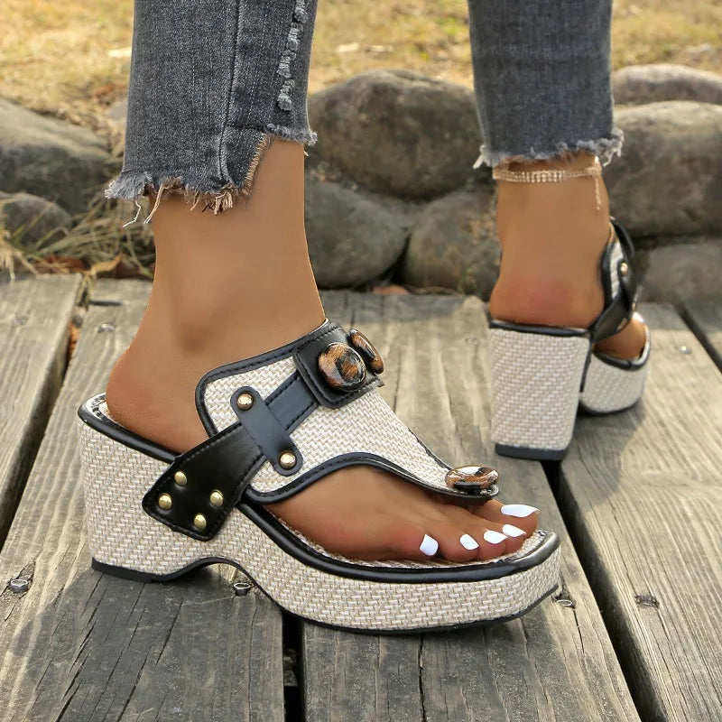 Women's Structured Resin Slide Sandals Corvine