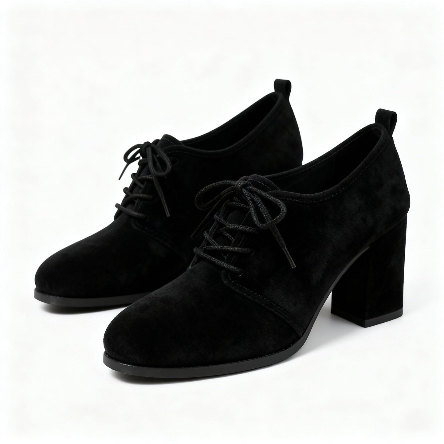 Women's Suede Lace-Up Oxford Style Shoes Corvine