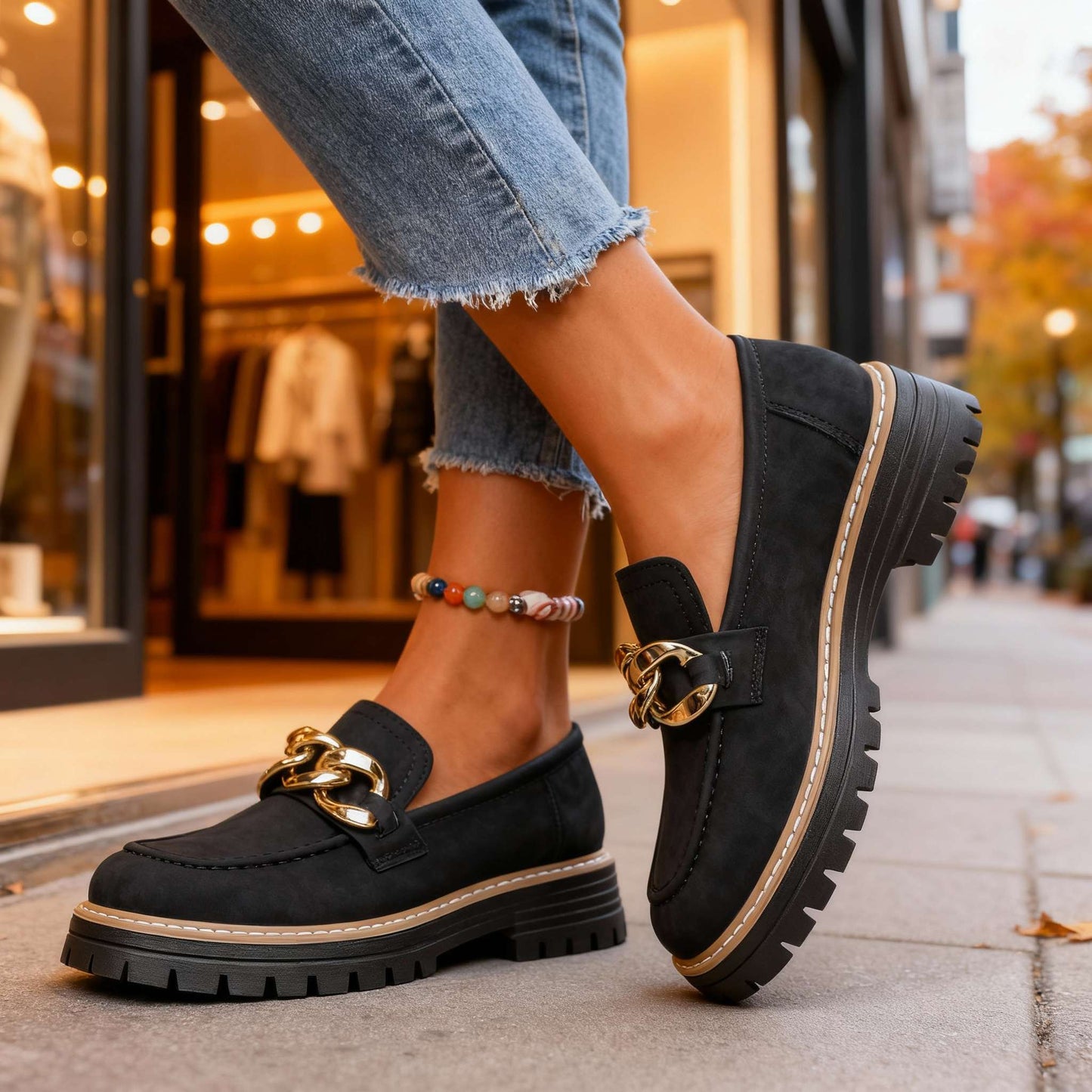 Women's Suede Slip-On Loafers Corvine