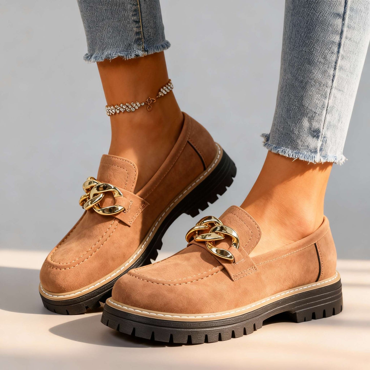Women's Suede Slip-On Loafers Corvine