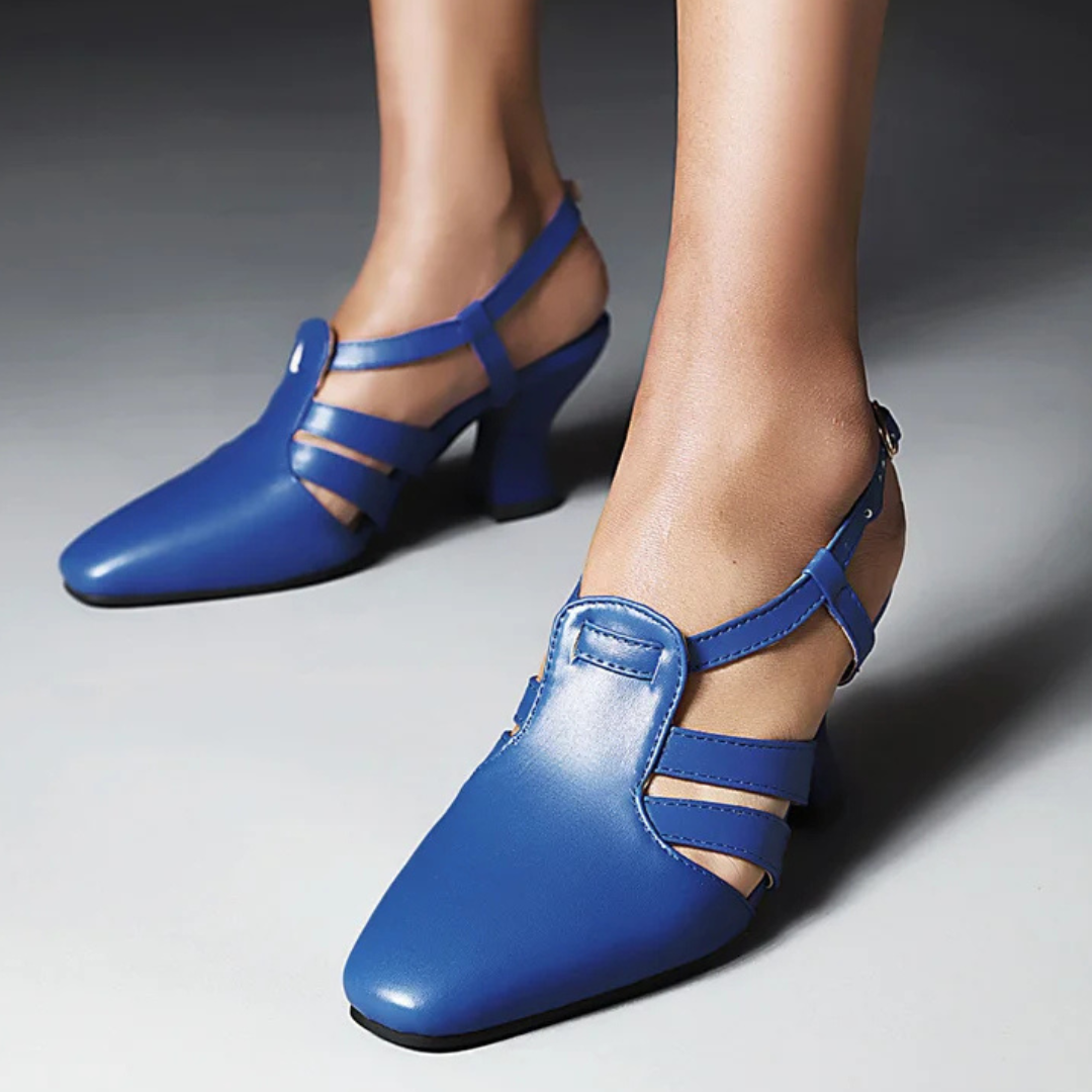 Women's Synthetic Wide-Set Toe Box Comfort Heels Corvine