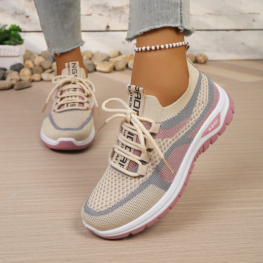 Women's Two-Colour Casual Trainers Corvine