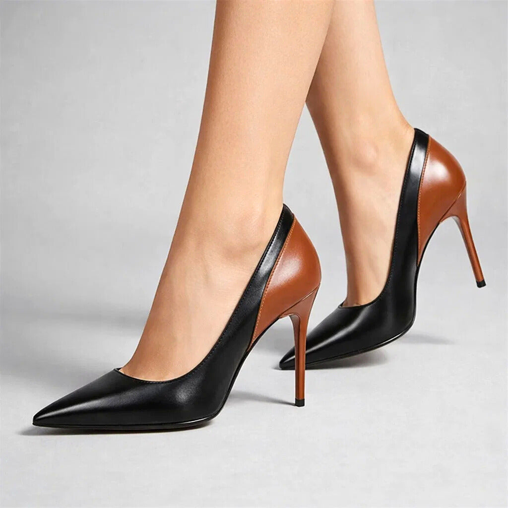 Women's Two-Tone Sculpted Stiletto Heels Corvine