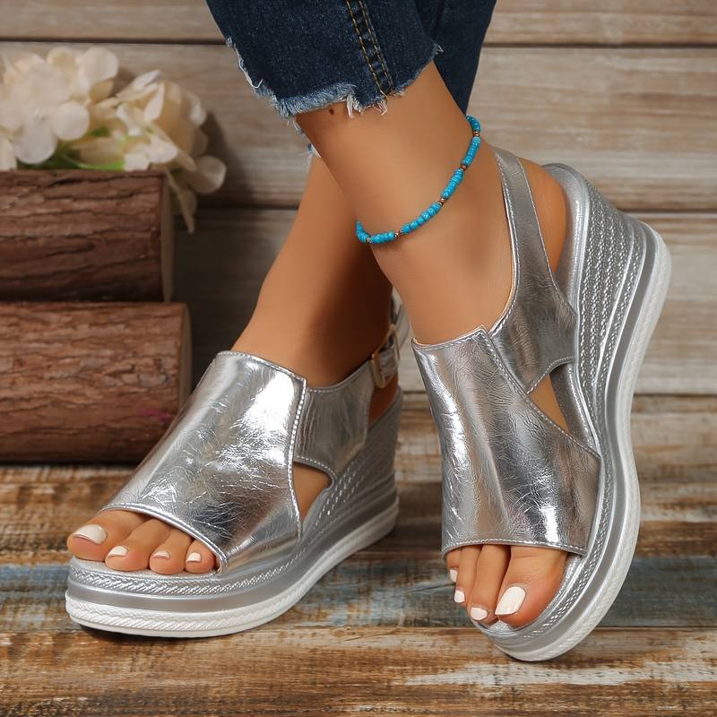 Women's Vegan Leather Adjustable Strap Sandals Corvine