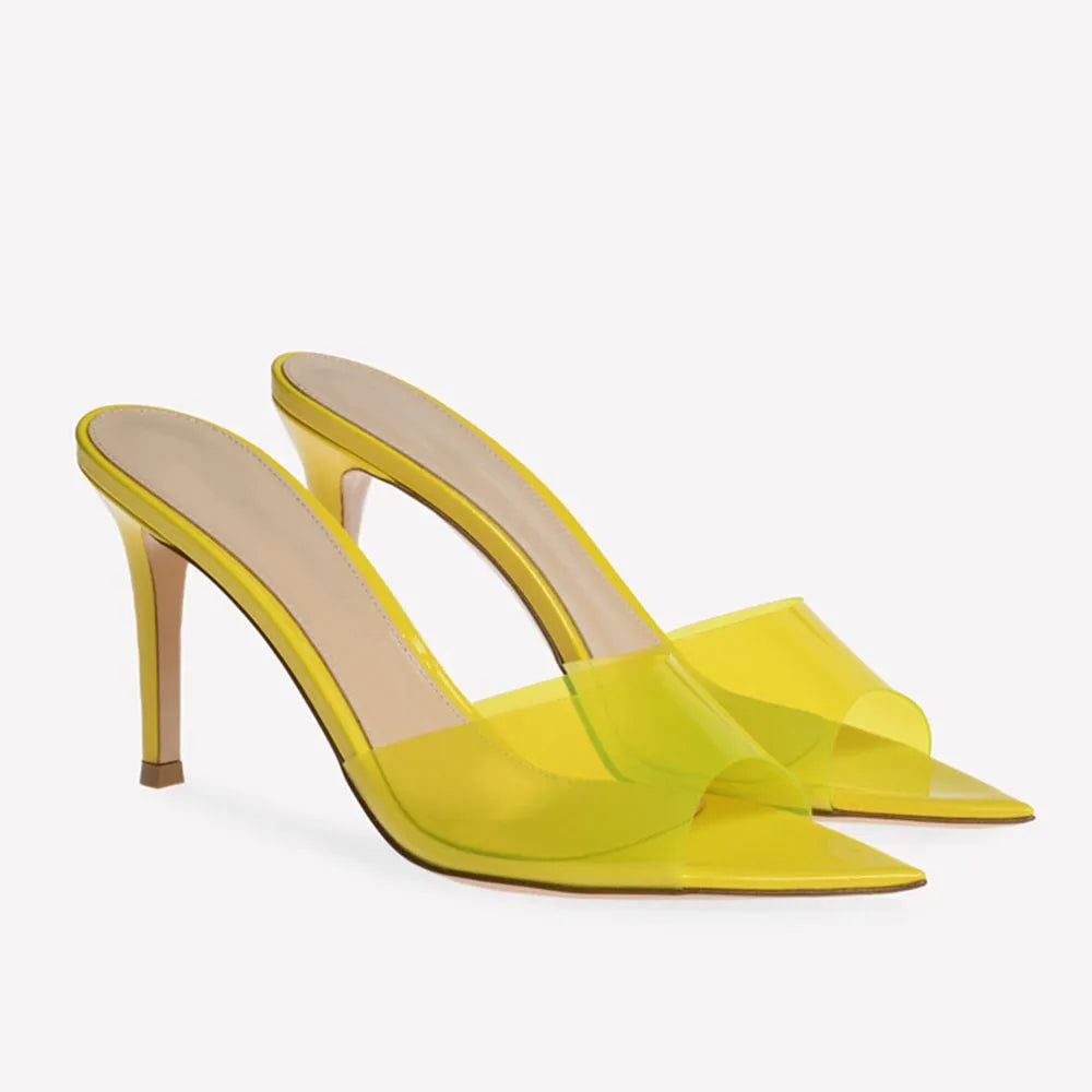 Women's Vegan Leather Peep Toe Heels Corvine