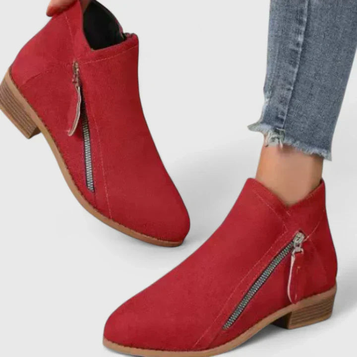 Women's Waterproof Black Ankle Boots Corvine