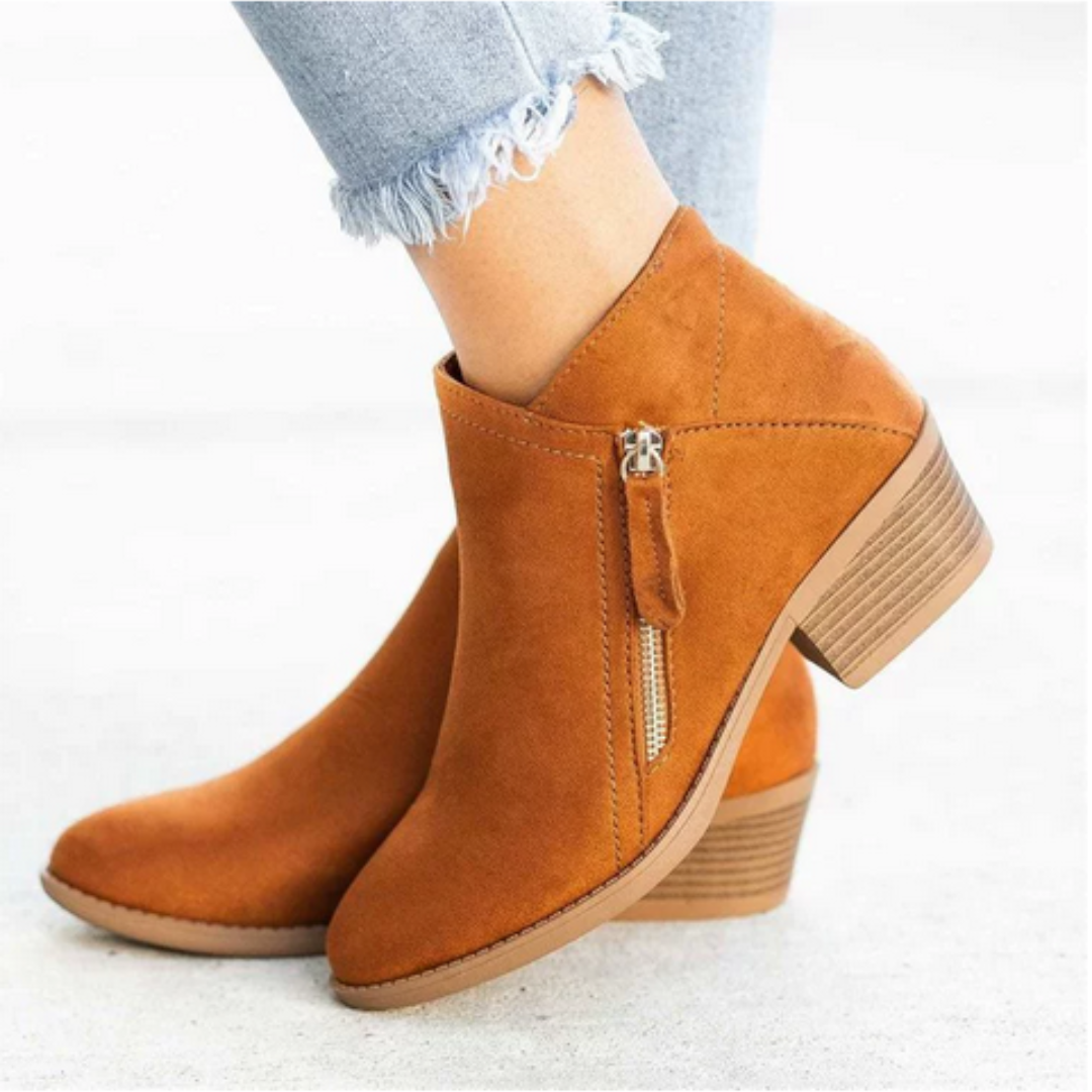 Women's Waterproof Black Ankle Boots Corvine