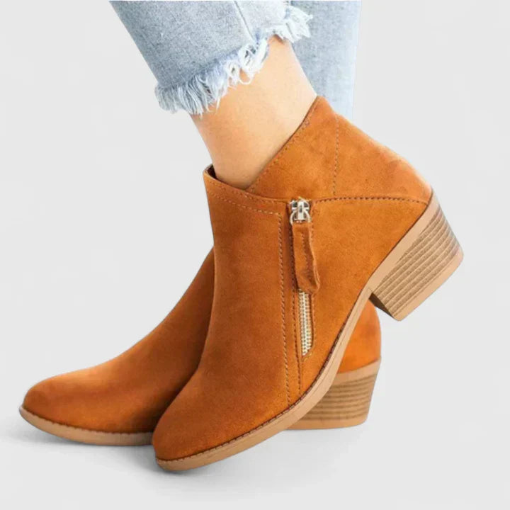 Women's Waterproof Black Ankle Boots Corvine