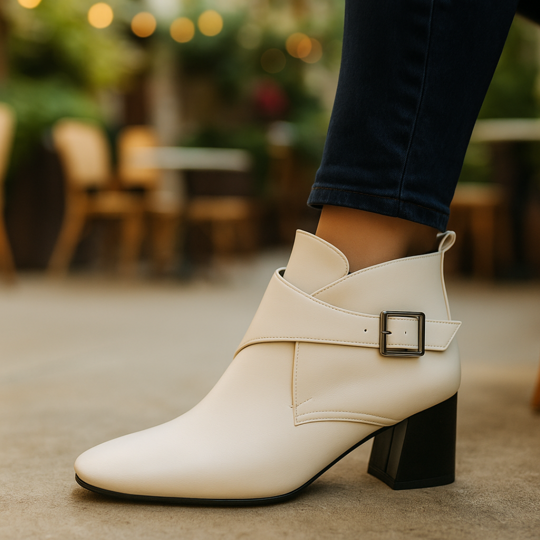 Women's Weather-Resistant Faux Leather Ankle Boots Corvine