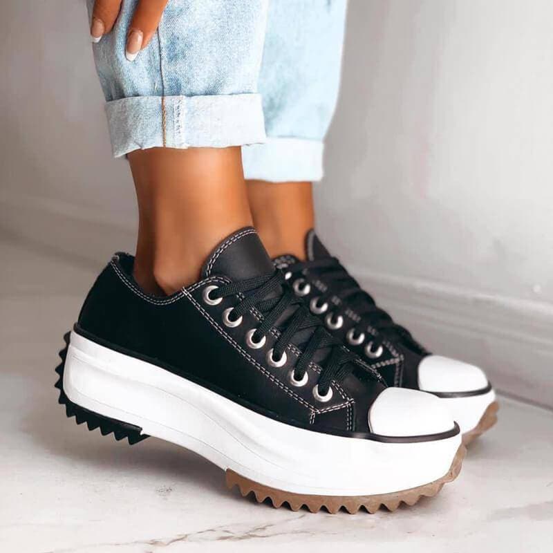 Women's White Lightweight Canvas Trainers Corvine