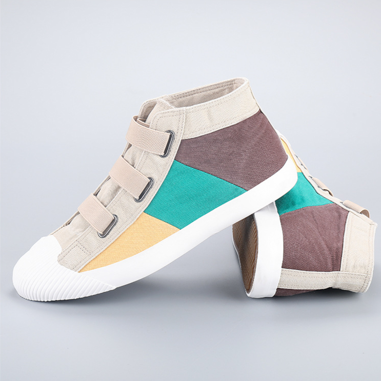 Women's Woven Canvas Retro Trainers Corvine