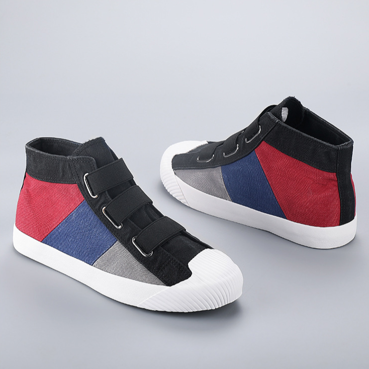 Women's Woven Canvas Retro Trainers Corvine