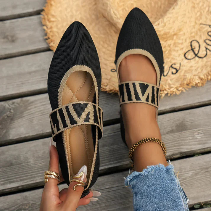 Women's Woven Mule Flats Corvine